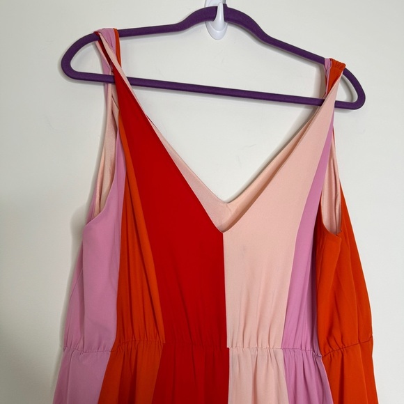 NWT Eloquii Striped Parachute Midi Dress 16 - Picture 8 of 11